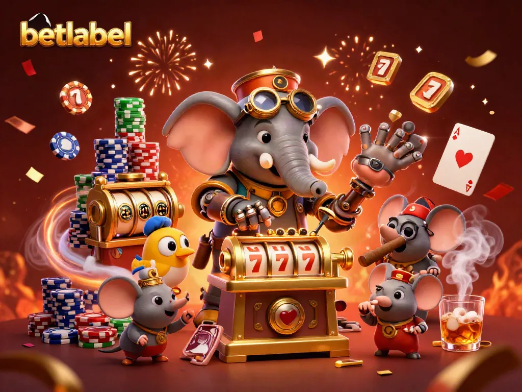 Experience the thrill of gaming at betlabel with vivid 3D characters and casino elements!
