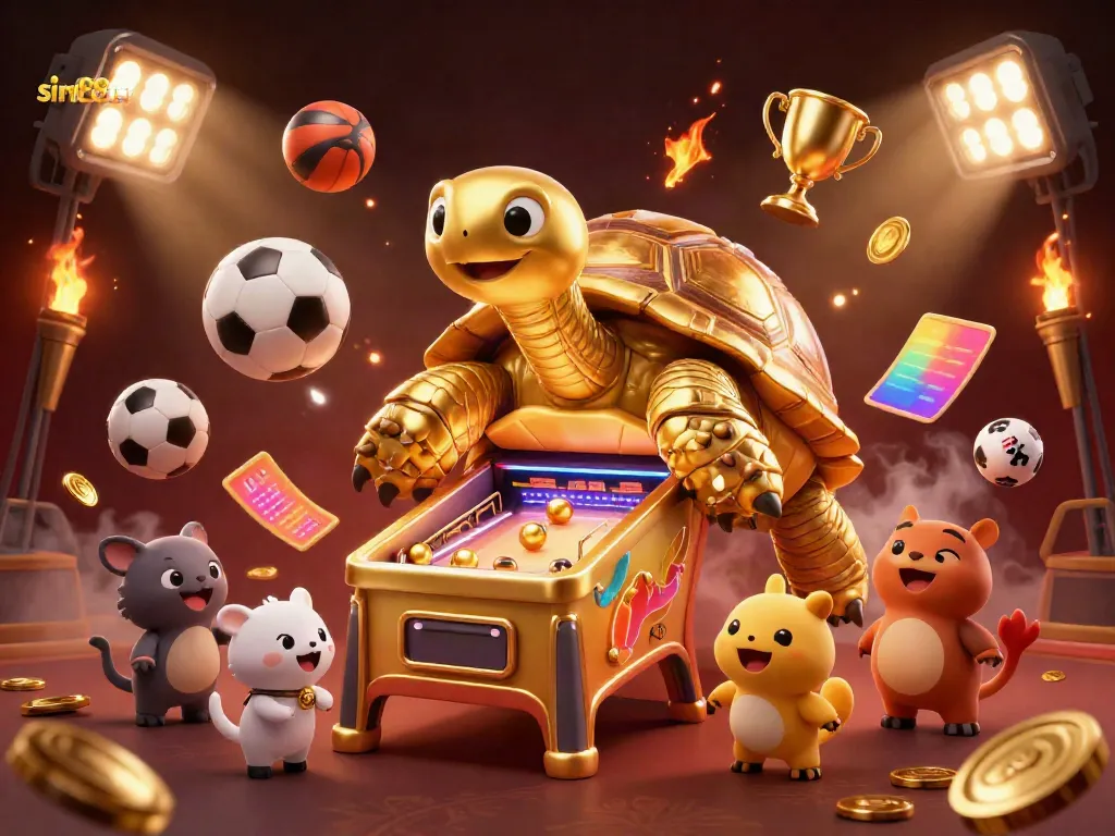 Experience thrilling gameplay at sin88tg with our exciting casino-inspired 3D scene.