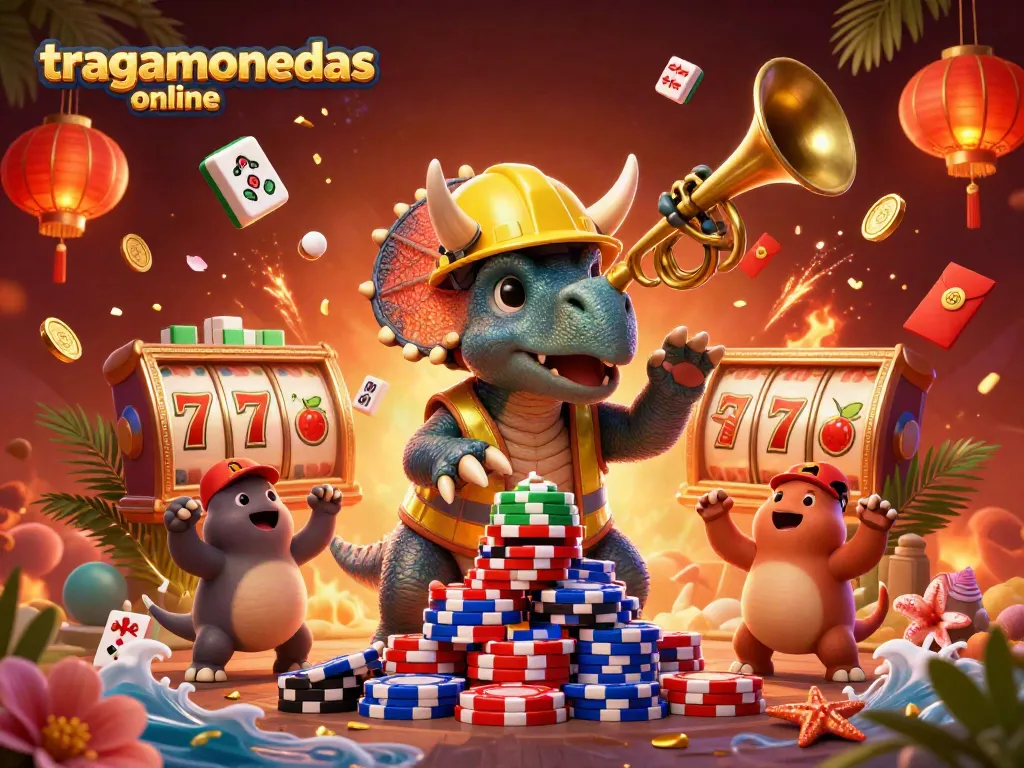 Gana jugando tragamonedas online mientras disfrutas de una vibrante escena de celebración