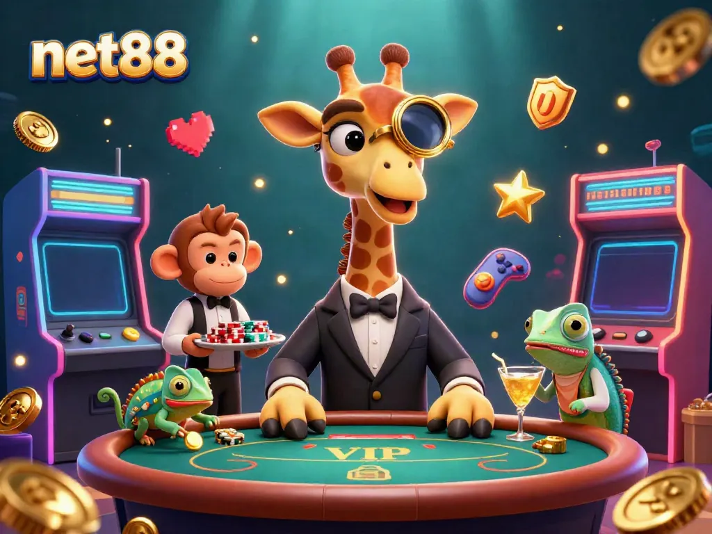 Experience thrilling gameplay at net88 with vibrant characters and engaging casino elements.
