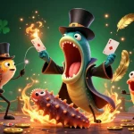 Experience the thrill of online casinos in Australia with engaging 3D characters and dynamic gaming elements.