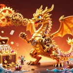 Experience the thrill of online casino australia with an enchanting 3D dragon and rich gaming elements.