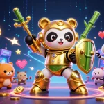 Engage with man88's vibrant 3D casino illustration featuring playful robots and spirited gaming elements.
