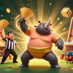 Engage with Nhà cái Xo88 as a rhinoceros beetle sumo champion celebrates a jackpot explosion