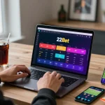 Exciting 22Bet online sports betting experience with vibrant interface