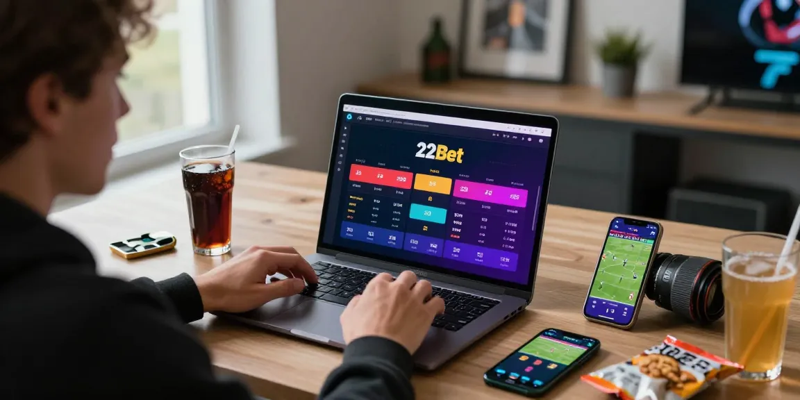 Exciting 22Bet online sports betting experience with vibrant interface
