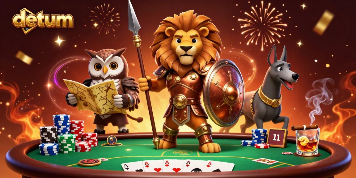Engage in thrilling gaming at datum with vibrant poker elements and heroic characters.