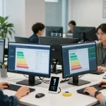 Sistema CAE en acción: tecnología de eficiencia energética y software innovador para renovaciones.